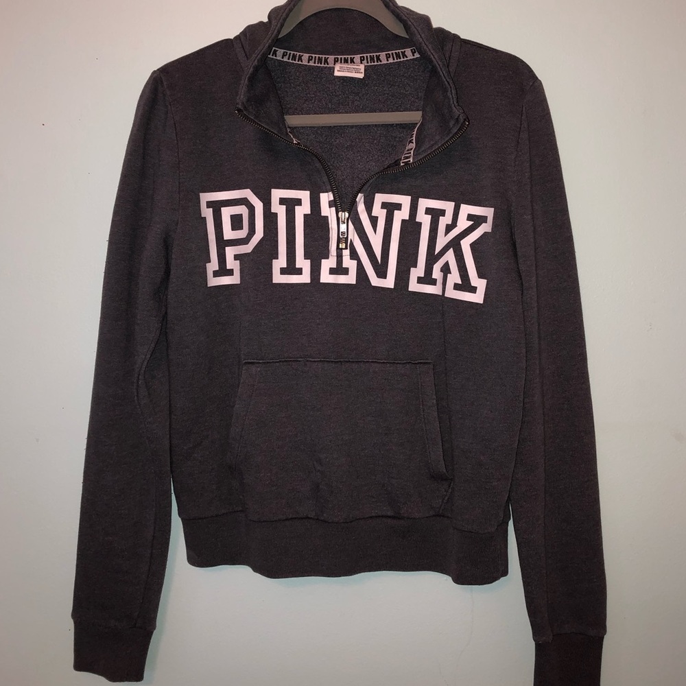 PINK Victoria’s Secret pullover 1/4 zip